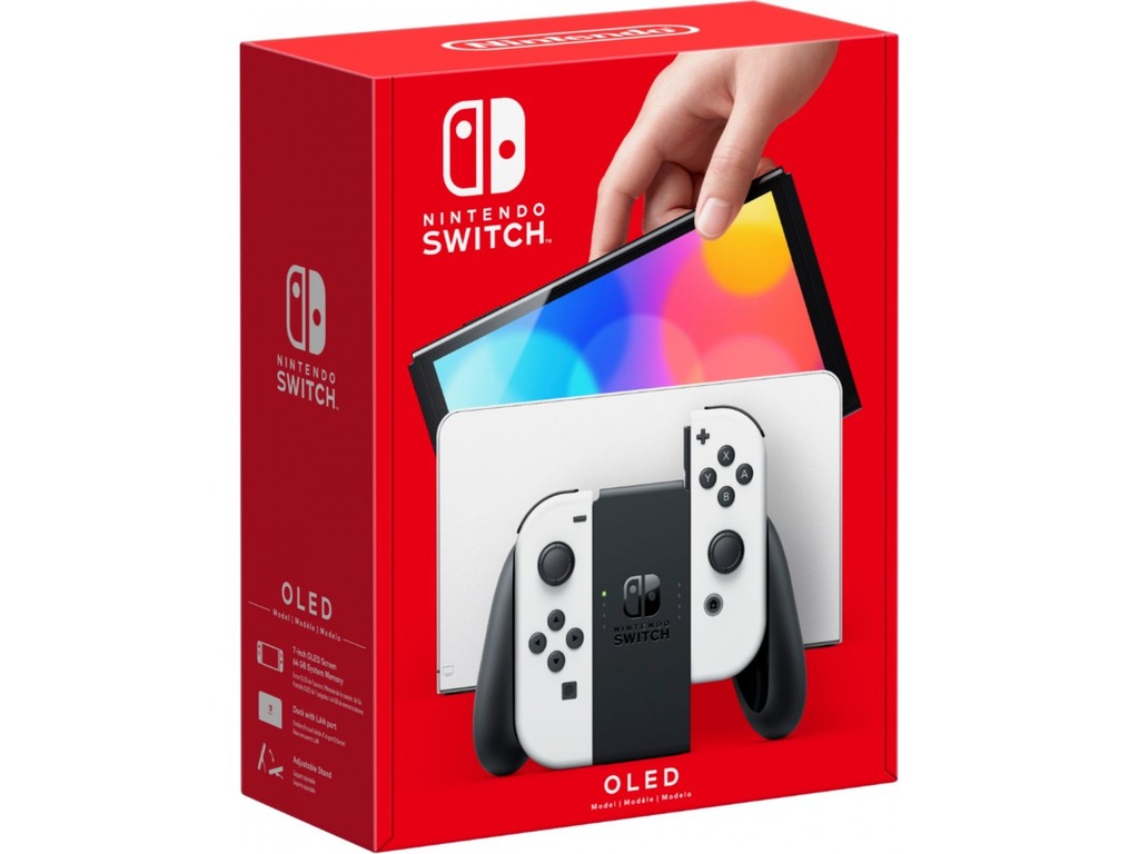 Nintendo Switch OLED,White Joy