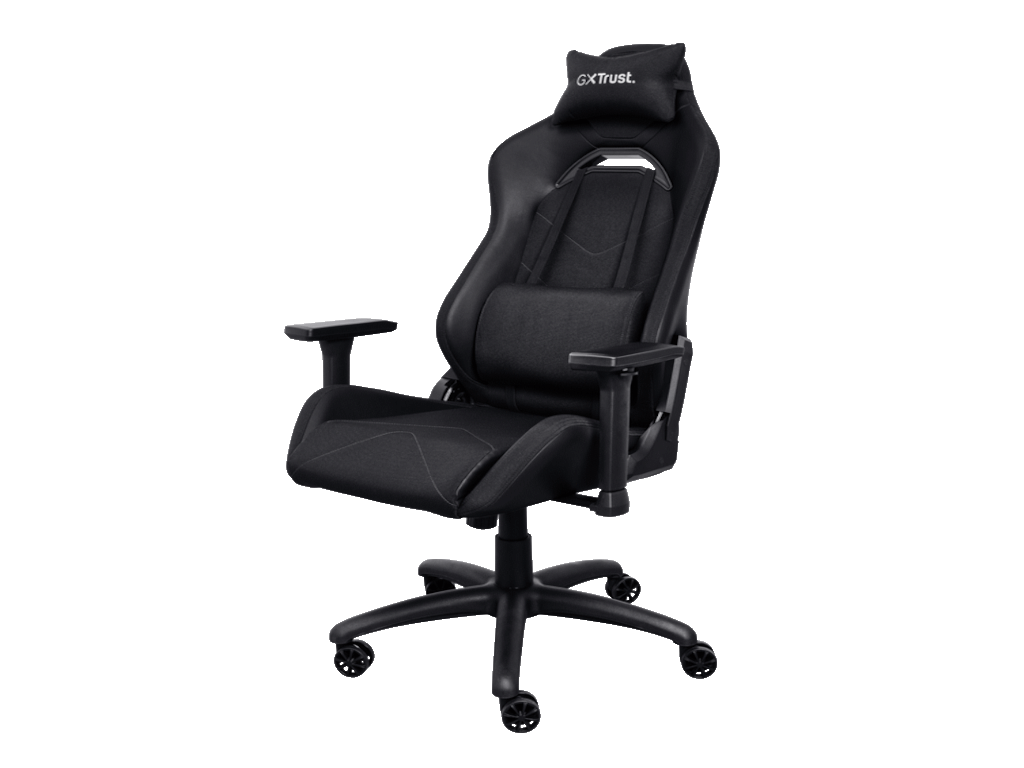 Trust GXT 714 gaming stolica RUYA, crna, udobna, podesiva, ergonomska, eco materijal