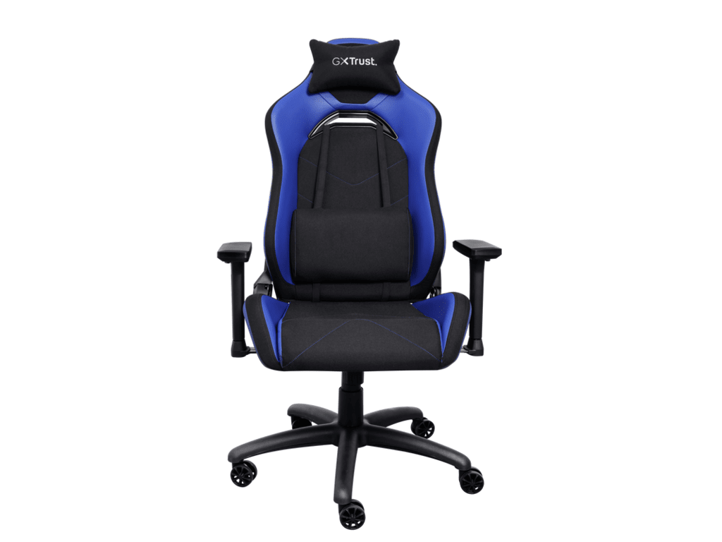 Trust GXT 714B gaming stolica RUYA, plava, udobna, podesiva ergonomska, eko materijal