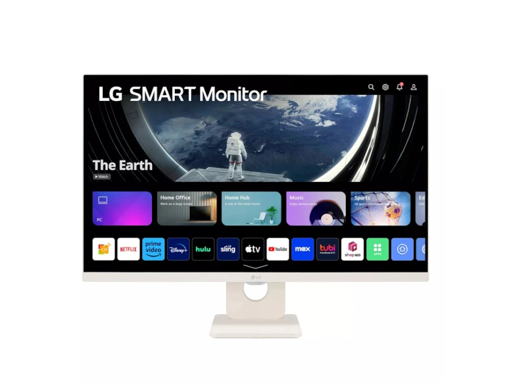 LG Monitor  27SR50F-W 27"/IPS/1920x1080/60Hz/14ms GtG/HDMIx2,USB/smart/VESA/zvučnici/bela