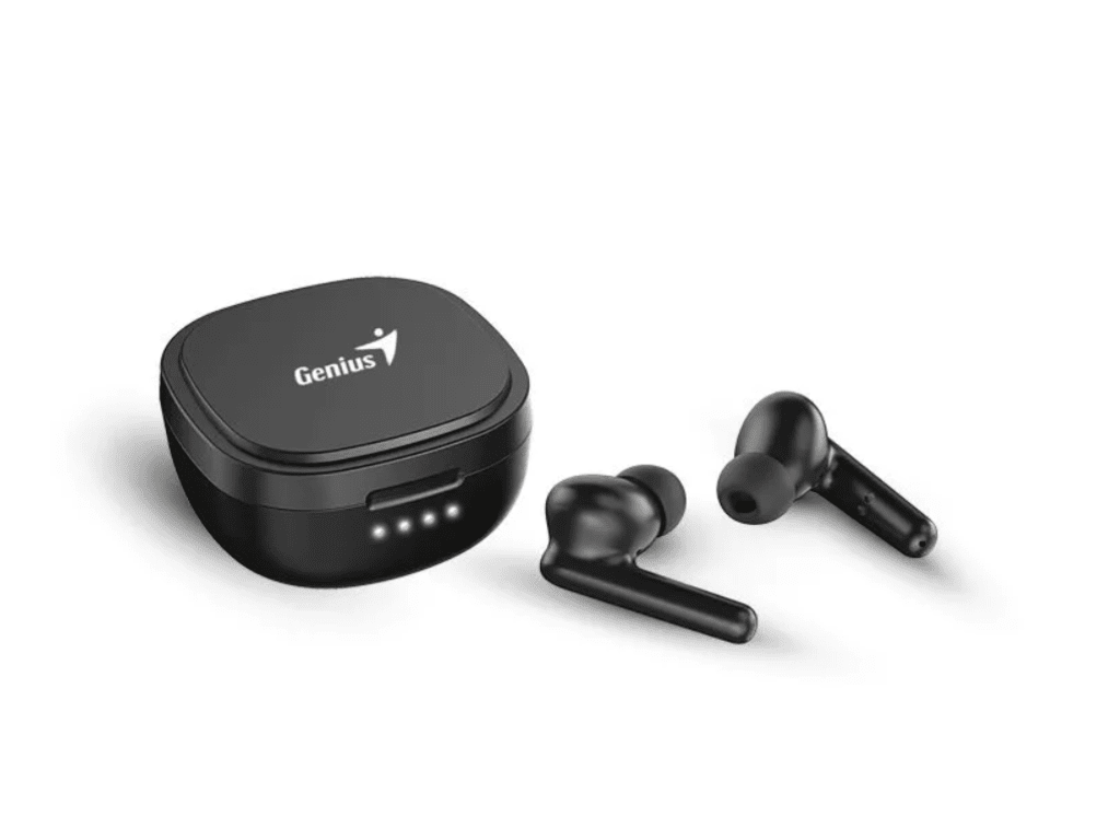 Genius slušalice HS-M910BTwireless, bluetooth 5.0, in-ear, USB-4, noise reduction, crne