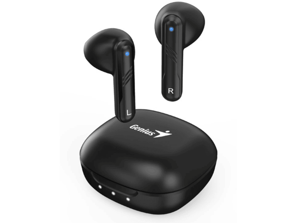 Genius slušalice HS-M910BTwireless, bluetooth 5.3,in-ear, USB-C, crne