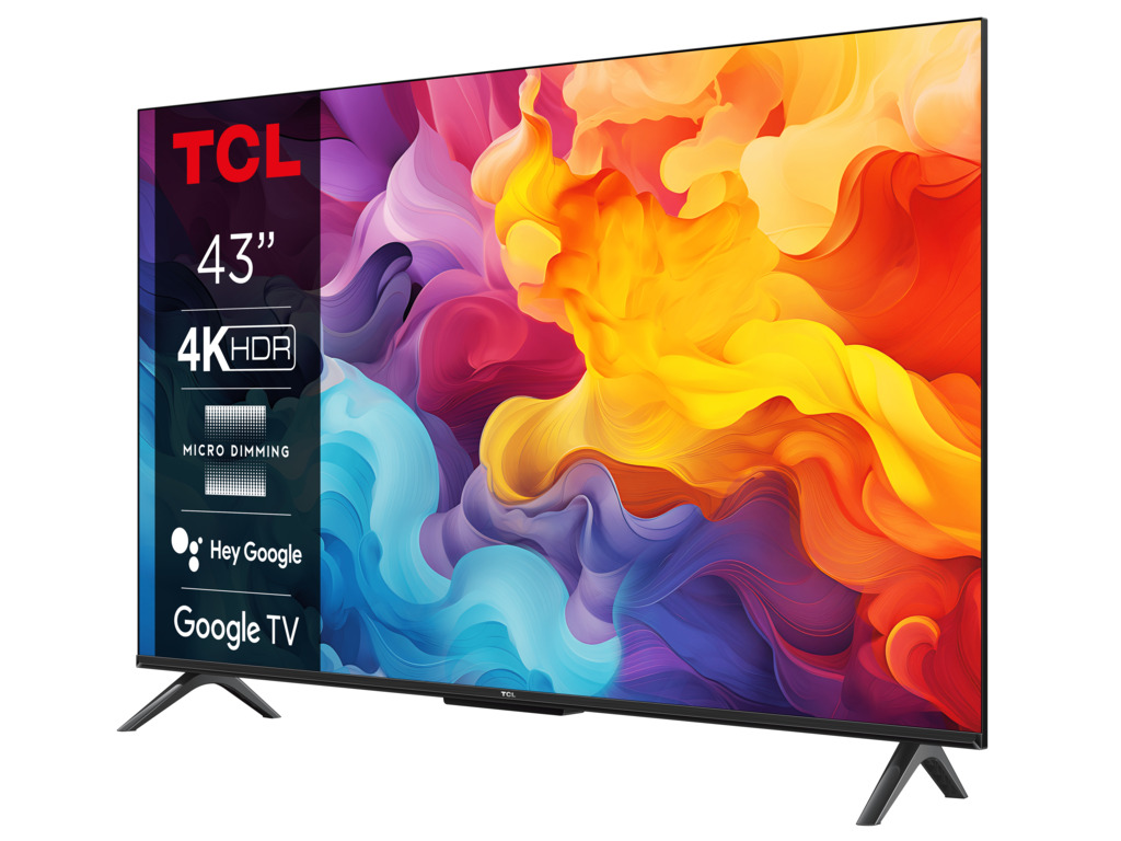 TCL 43"V6B 4K TV Google OSHDR10 and HDR HLG; HDMI 2.1;Game Master 2.0; Dolby Audio