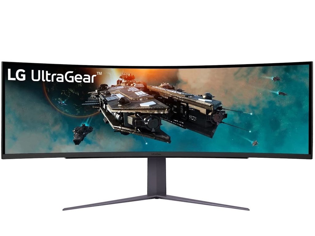 LG Monitor  49GR85DC-B 49"/VA,32:9,zakrivljen/5120x1440/240Hz/1ms GtG/HDMIx2,DP,USB3/Freesync/visina