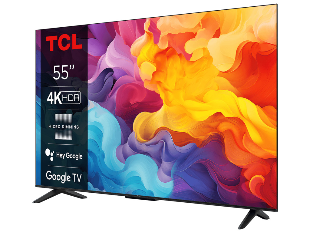 TCL 55"V6B 4K TV Google OSHDR10 and HDR HLG; HDMI 2.1;Game Master 2.0; Dolby Audio