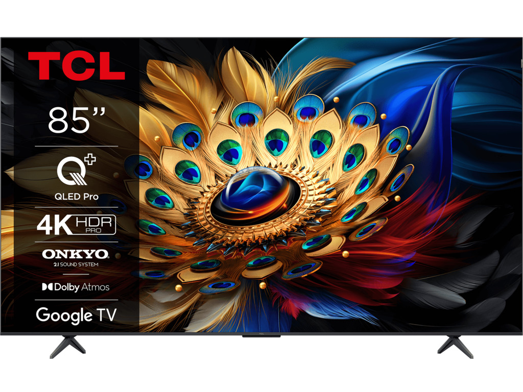 TCL Televizor  85C655/QLED/85"/4K UHD/60Hz/Google TV/crna