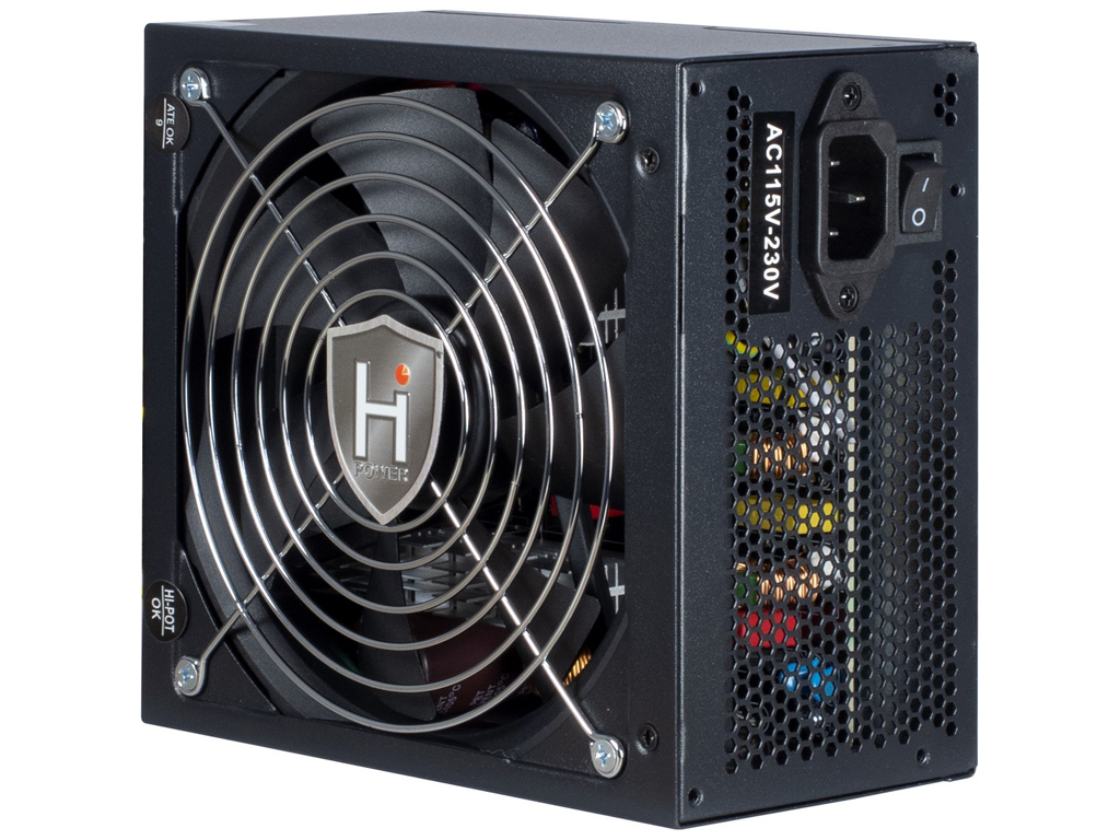 Inter-tech PSU HiPower SP-750W12cm fan,  Mainboard 20+4PinPCI-Express 6+2Pin, 4x SATA, 1x Floppy