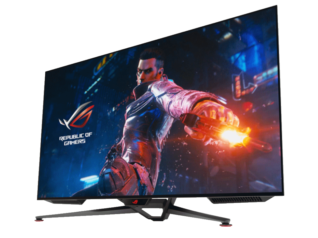 Asus Monitor  ROG PG42UQ 41.5"/OLED/3840x2160/138Hz/0.1ms GtG/HDMIx4,DP,USB/Gsync/zvucnici/crna