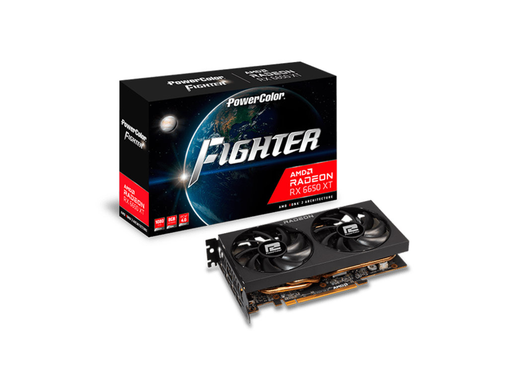 POWER COLOR RX6650XT 8GBD6-3DHFighter AMD Radeon RX6650XT8GB GDDR6 128bit;HDMI,3xDP