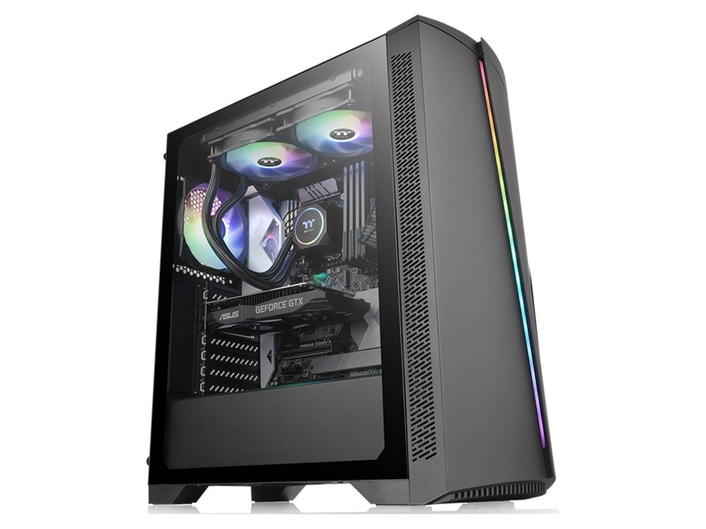 Thermaltake H350 TG RGB Mid tower, tempered glass, 1x 120mm Standard fan