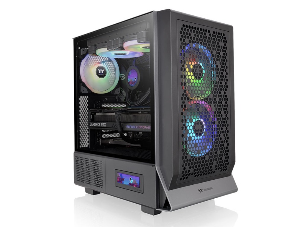 Thermaltake Ceres 300 TG ARGBMid tower case, tempered glass2x CT140 ARGB fans, 1x CT140 fan