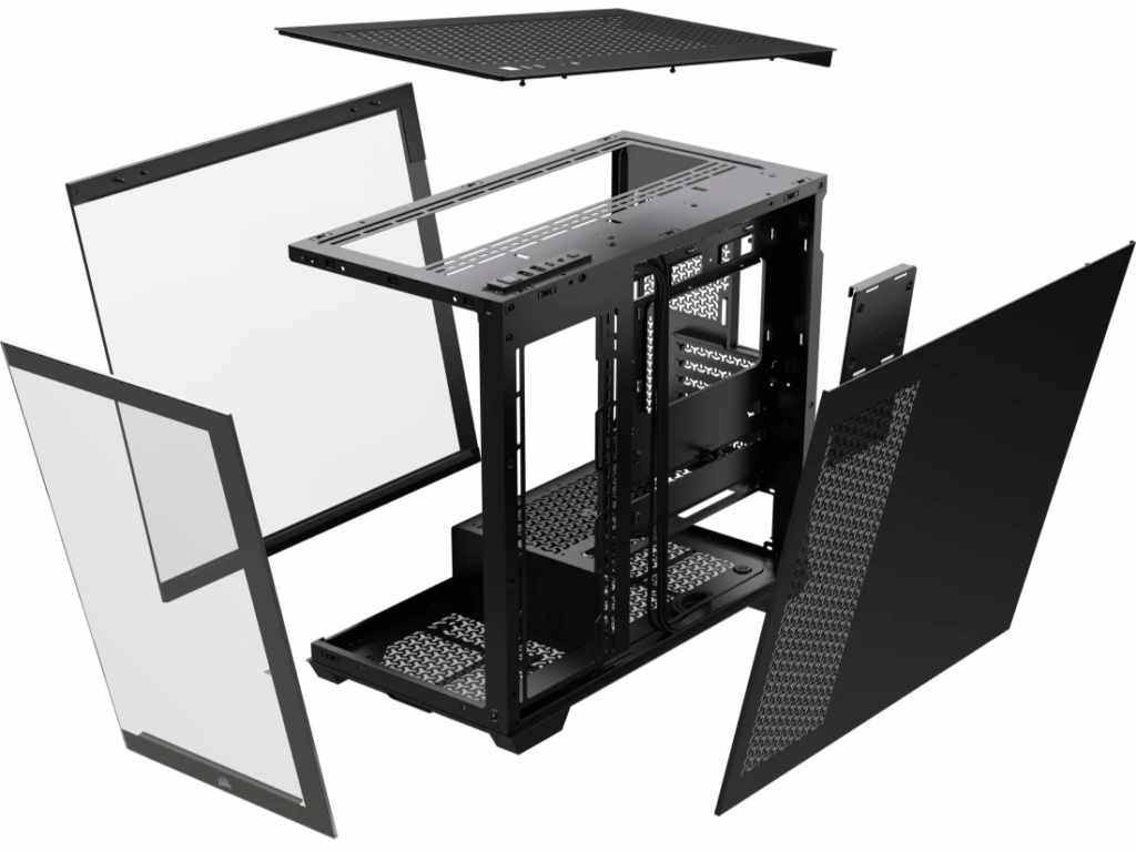 Corsair Kućište  3500X Mid-Tower/ATX/kaljeno staklo/bez napajanja/crna