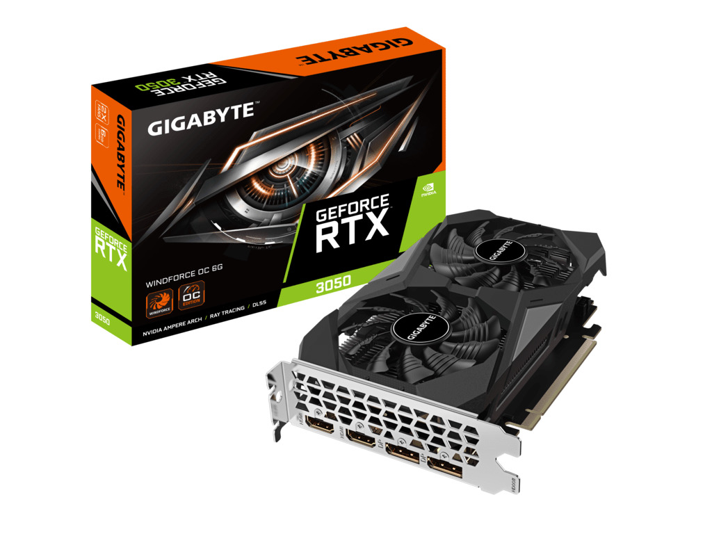 Gigabyte RTX 3050 WF OC 6G6GB GDDR6, 96bit,2x DP, 2x HDMI