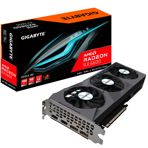 Gigabyte VGA RX 6600 Eagle8GB GDDR6 128bit;2xHDMI;2xDP[GV-R66EAGLE-8GD]