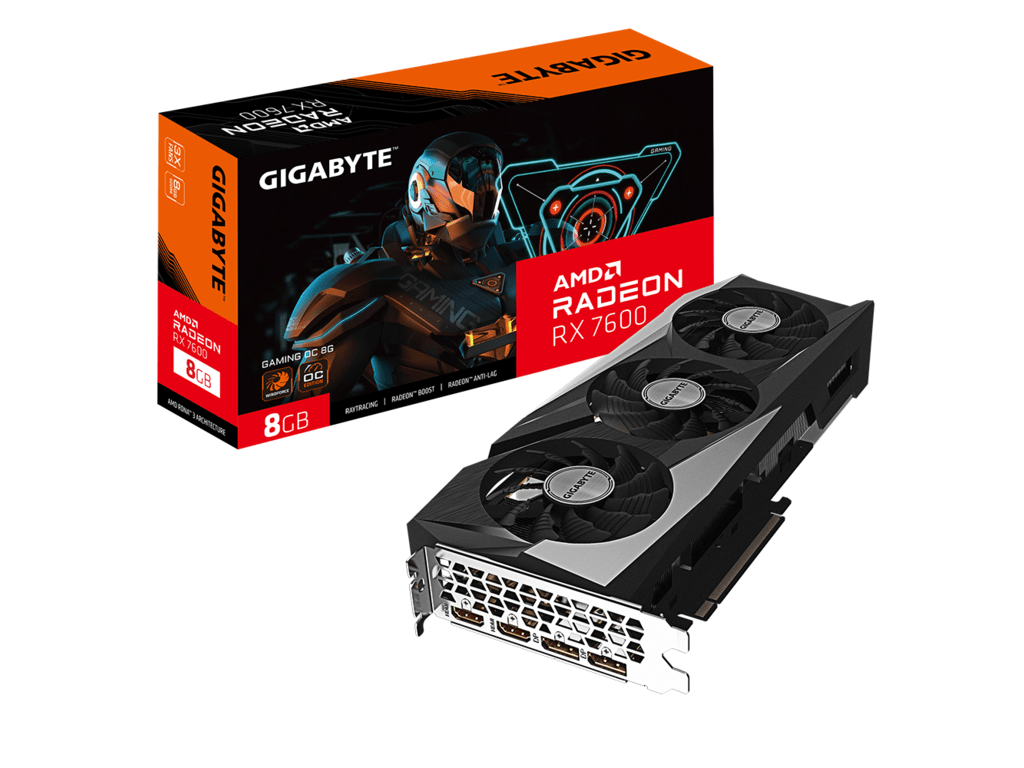 Gigabyte VGA RX 7600 Gam OC 8G8GB GDDR6 128bit;2xHDMI;2xDP