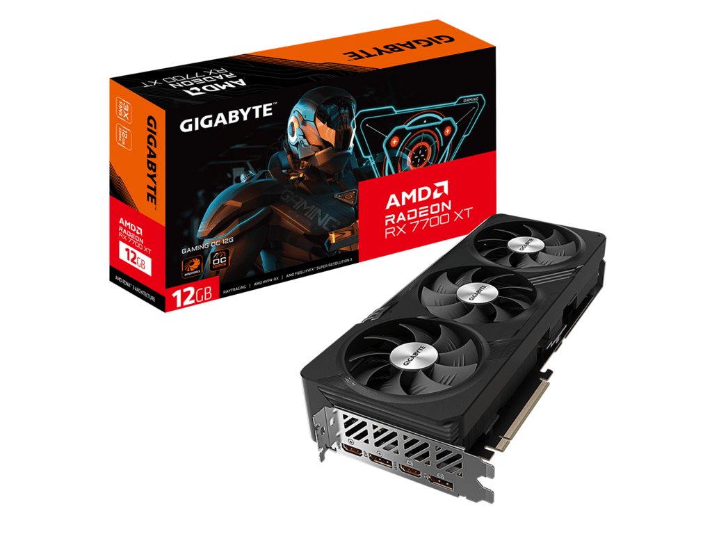 Gigabyte VGA RX 7700 XT G. 12G12GB GDDR6 192bit;2xHDMI;2xDP