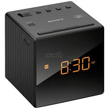 Sony radio alarm ICFC1 crni