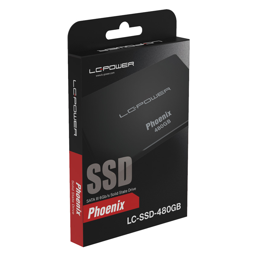 LC-Power SSD 480GB 2.5" SATAPhoenix Series,550/470 MB/s