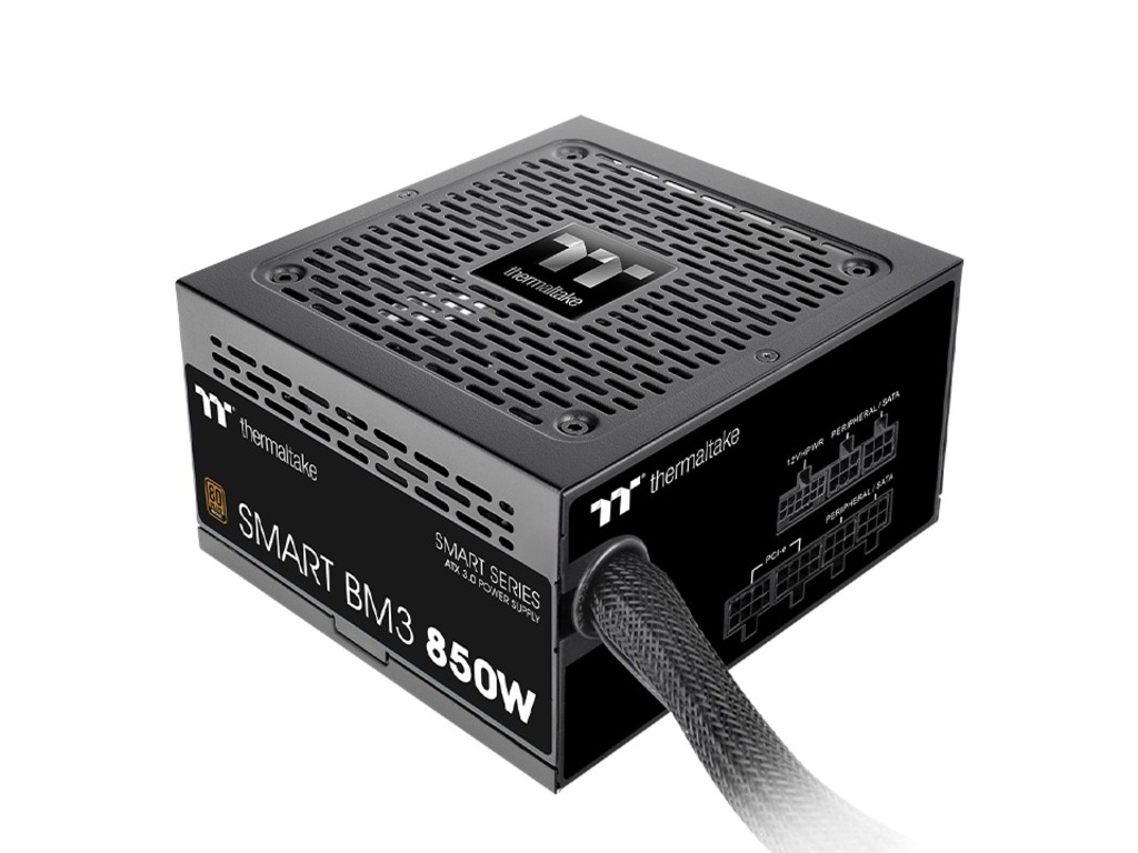 Thermaltake Smart BM3 850W PSU ATX 3.0, PCIe 5.0, 80+ bronze Semi modular,