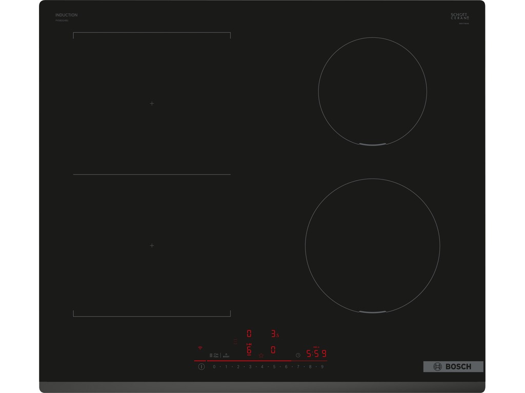 BOSCH indukcijska PVS631HB1E, Serie 6| bez okvira,CombZone Direct Select,  Gumb Favourite