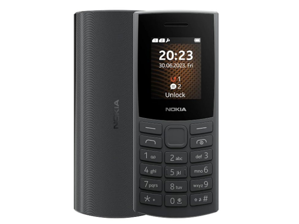 Nokia 105 2024 CrnaType C, 1000mAh baterija