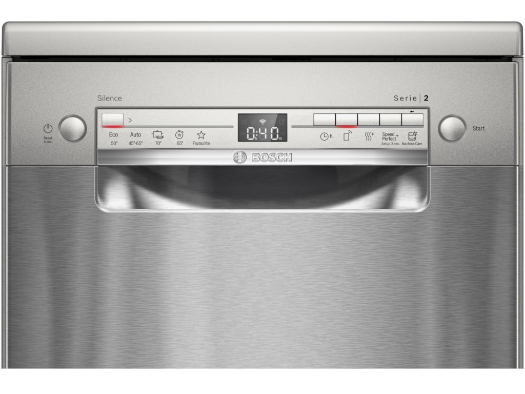 BOSCH perilica posuđa Serie 2| 45 CM, E, 10 setova,8,9L,46dB, INOX