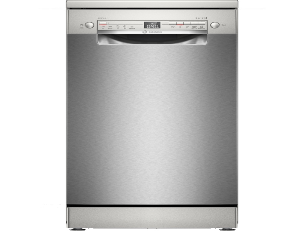 BOSCH perilica posuđa Serie 2| 45 CM, E, 10 setova,8,9L,46dB, INOX