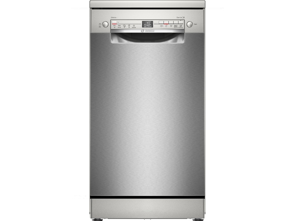 BOSCH perilica posuđa Serie 2| 45 CM, E, 10 setova,8,9L,46dB, INOX