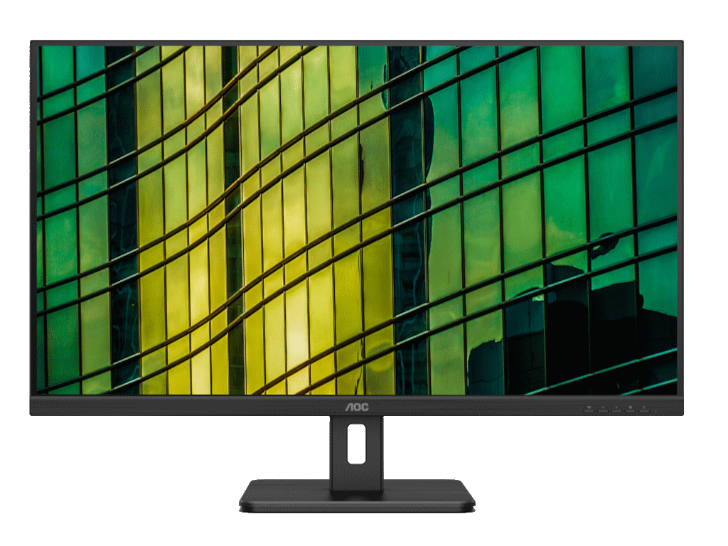 AOC Monitor  U32E2N 31,5"/IPS/3840x2160/60Hz/4ms GtG/HDMIx2,DP/zvučnici/VESA/crna