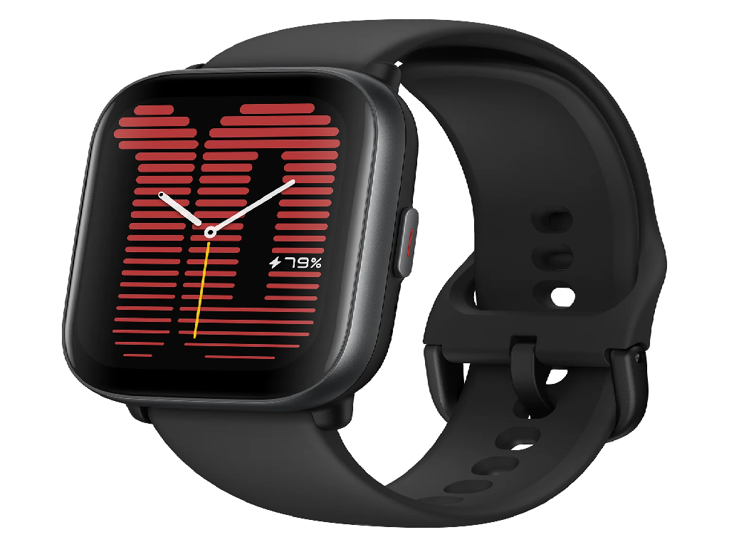 Amazfit Active Black 1.75" AMOLED HD display; 14 days battery life; 5 ATM; GPS